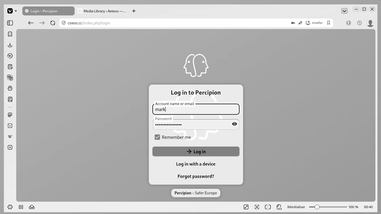 Percipion a Sovereign symbolic cognitive computing platform dedicated to threat intelligence by Aeteos. Percipion turns sensitive text into explainable threat intelligence. Offline, sovereign, EU AI Act aligned. Built for law enforcement, defence and forensics.