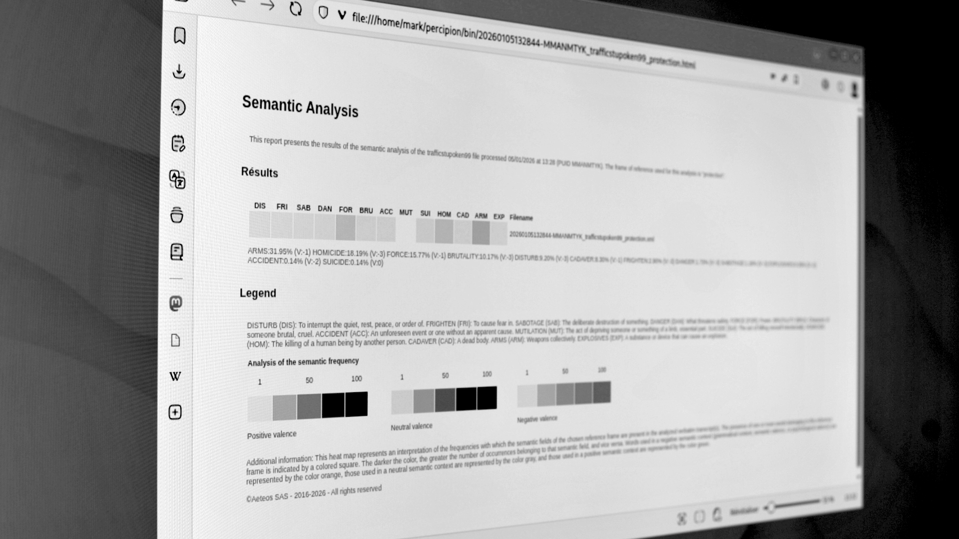 Percipion a Sovereign symbolic cognitive computing platform dedicated to threat intelligence by Aeteos. Percipion turns sensitive text into explainable threat intelligence. Offline, sovereign, EU AI Act aligned. Built for law enforcement, defence and forensics.